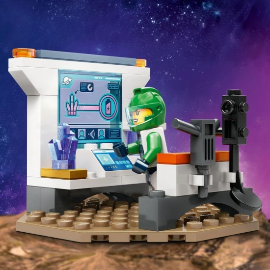 LEGO CITY 60429 Vesmírná loď a objev asteroidu Děti se mohou stát každodenními astronauty s touto stavebnicí LEGO City Vesmírná loď a objev asteroidu.