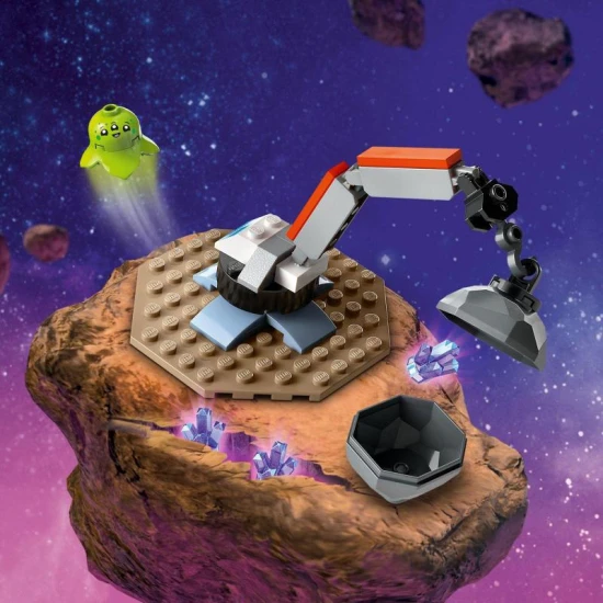 LEGO CITY 60429 Vesmírná loď a objev asteroidu Děti se mohou stát každodenními astronauty s touto stavebnicí LEGO City Vesmírná loď a objev asteroidu.