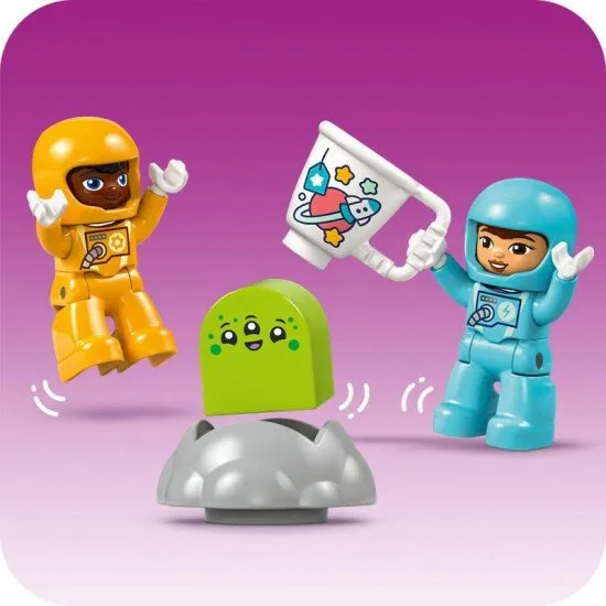 LEGO DUPLO 10422 Vesmírné dobrodružství s raketoplánem 3 v 1