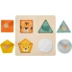 Vkladaci puzzle Safari – tiger, krokodyl, leopard a zrcátko, drevena edukacni hra pro deti