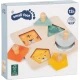 Vkladaci puzzle Safari – tiger, krokodyl, leopard a zrcátko, drevena edukacni hra pro deti