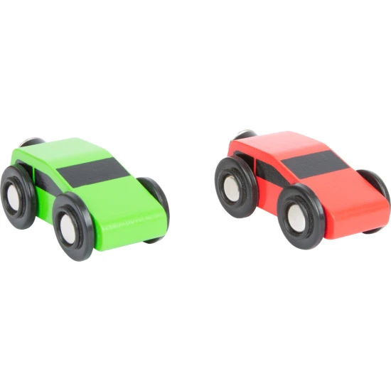 Třípatrová garáž s magnetickými prvky pro malé závodníky.