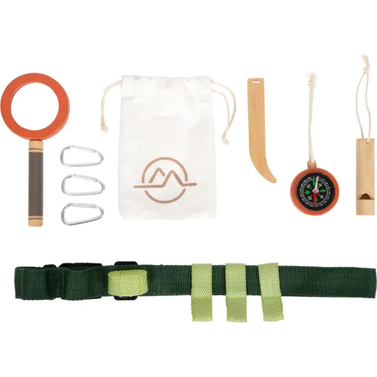 Tento pásek s vybavením ponechá dětské ruce volné při každém dobrodružství.