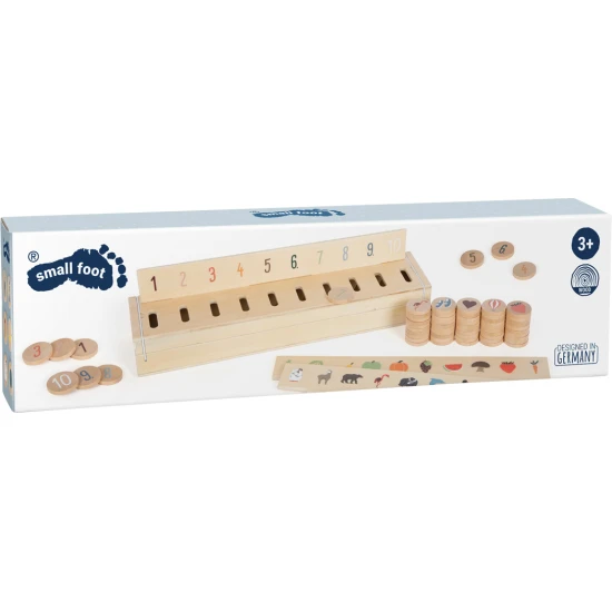 Small Foot by Legler Vkládačka Třídící box Průzkumník Třídicí box pro malé průzkumníky, kteří rádi objevují nové věci. Zábavná a vzdělávací hračka.