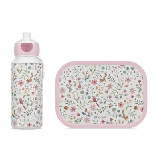 Little Dutch Svačinový set (láhev 400ml+box) Fairy Wonders