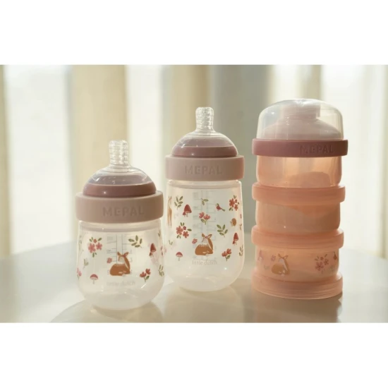 Little Dutch Kojenecké láhve 165 ml + 240 ml + 2 dudlíky Fairy Garden
