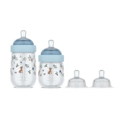 Kojenecké láhve 165 ml + 240 ml + 2 dudlíky Forest Friends
