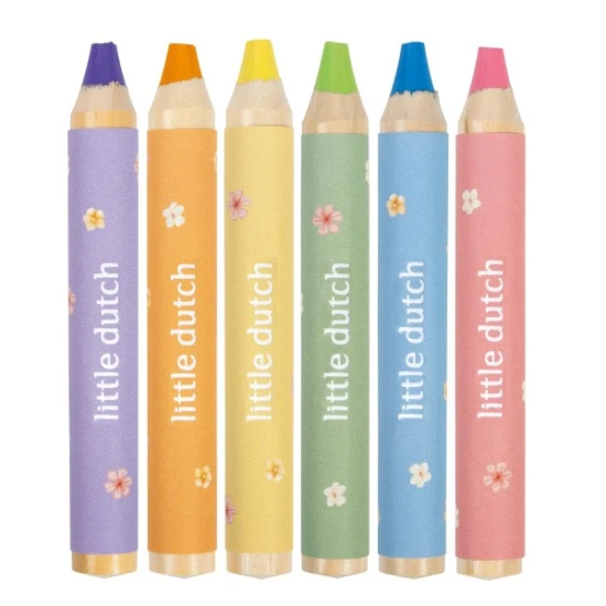 Little Dutch Pastelky 6 ks Rosa