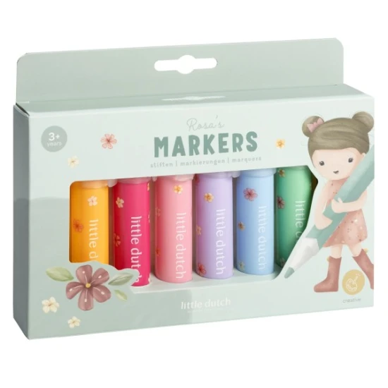 Little Dutch Fixy 8 ks Rosa