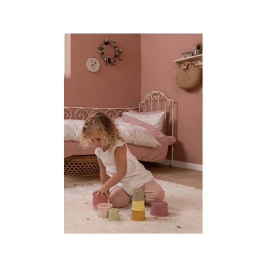 Little Dutch Stohovací kelímky Pink Little Dutch Stohovací kelímky Pink
