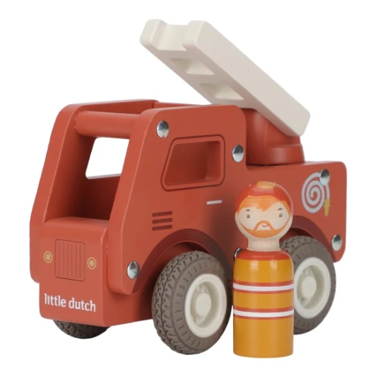 Little Dutch Hasičské auto dřevěné