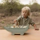 Little Dutch Zatloukačka dřevěná Safari Friends – krokodýl s kladívkem a barevnými kolíčky