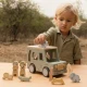 Little Dutch Auto s vkládacími tvary dřevěné Safari Friends