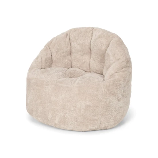 Little Dutch Dětské plyšové křesílko Soft Beige