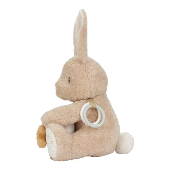 Little Dutch Králíček plyšový s aktivitami Newborn Naturals