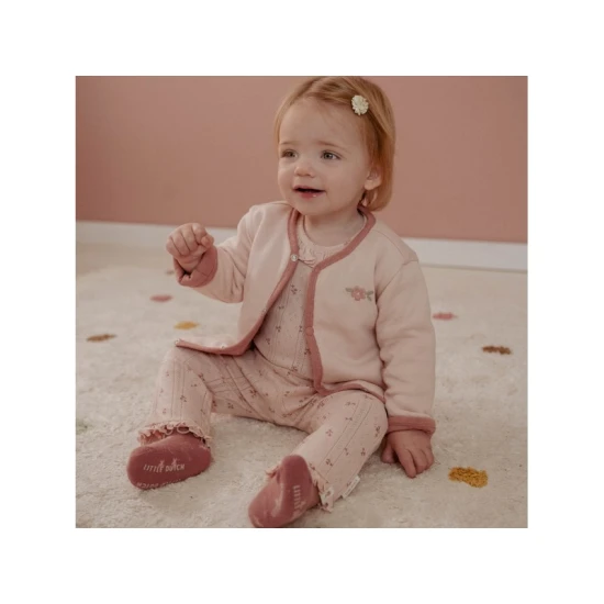 Little Dutch Obousměrný kabátek Pink Blush