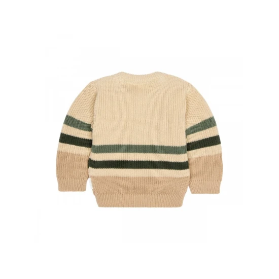 Little Dutch Pletený svetřík Warm Taupe