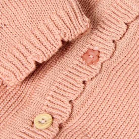 Little Dutch Kardigan pletený Deep Pink
