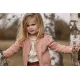 Little Dutch Kardigan pletený Deep Pink
