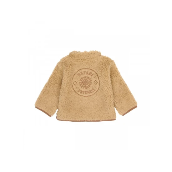 Little Dutch Kabátek Teddy Warm Taupe