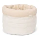 Little Dutch Košík textilní oboustranný velký Pure Soft Beige Stripe