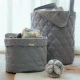 Little Dutch Košík textilní oboustranný velký Pure Denim Blue