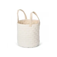 Textilní oboustranný koš extra velký Pure Soft Beige Stripe Textilní oboustranný koš extra velký Pure Soft Beige Stripe