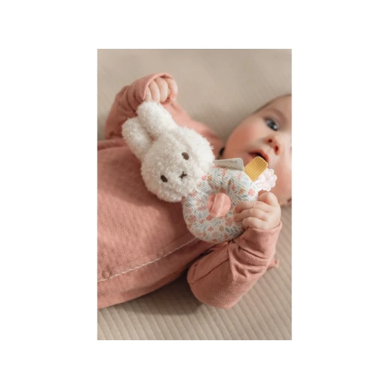 Little Dutch Chrastítko králíček Miffy Lucky Blossom
