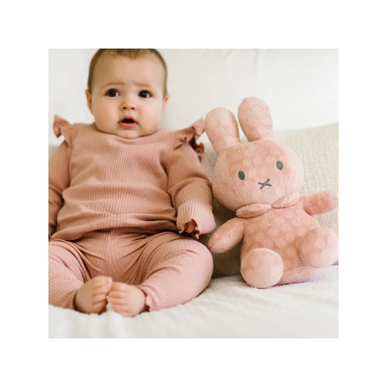 Little Dutch Králíček Miffy Pink Flower 20 cm