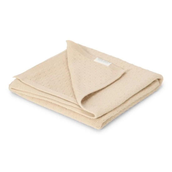 Little Dutch Deka pletená 70x100 cm Pure Soft Beige