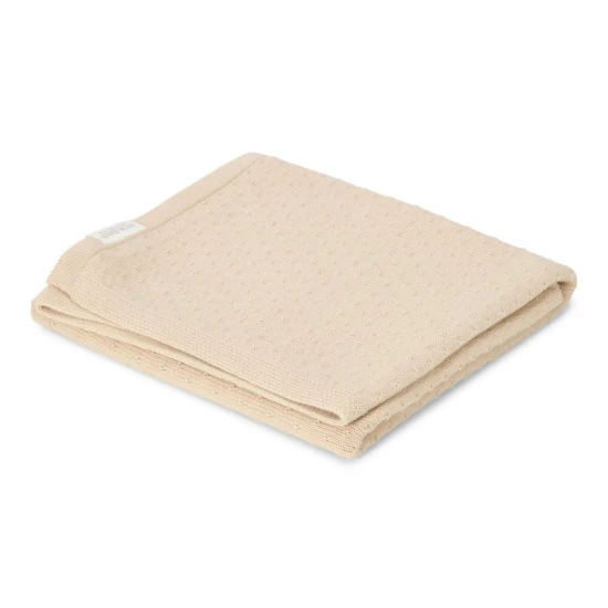 Little Dutch Deka pletená 70x100 cm Pure Soft Beige