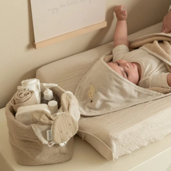 Little Dutch Košík pletený malý Pure Soft Beige