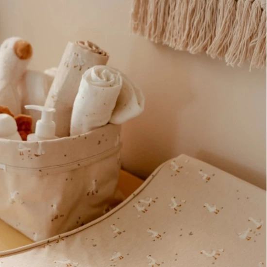 Little Dutch Podbradník bandana 2 ks Husa Newborn Naturals