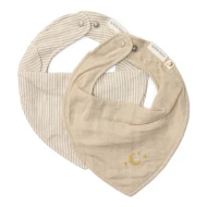 Podbradník bandana 2 ks Pure Soft Beige