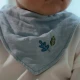 Little Dutch Podbradník bandana 2 ks Pure Denim Blue