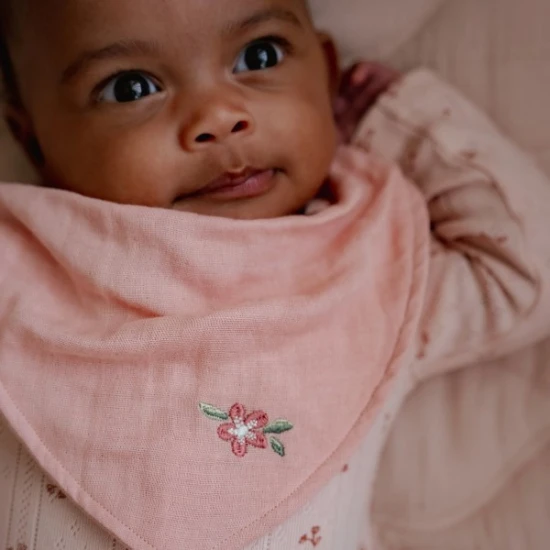 Little Dutch Podbradník bandana 2 ks Pure Blossom