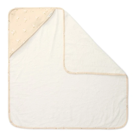 Little Dutch Osuška s kapucí 75x75 cm Husa Newborn Naturals