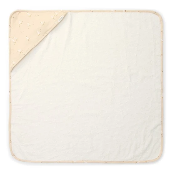 Little Dutch Osuška s kapucí 75x75 cm Husa Newborn Naturals