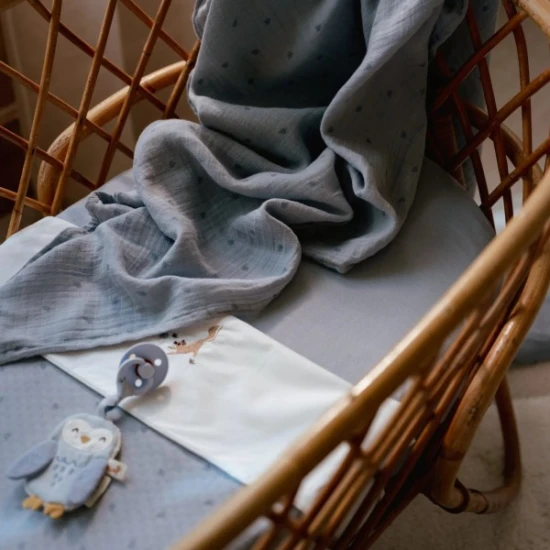 Little Dutch Pleny 70x70cm Pure Denim Blue