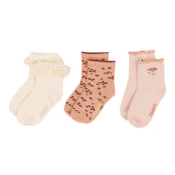 Ponožky dívčí Multicolor 3 ks