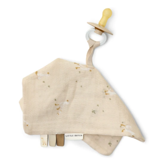 Little Dutch Muchláček s poutkem na šidítko Husa Newborn Naturals
