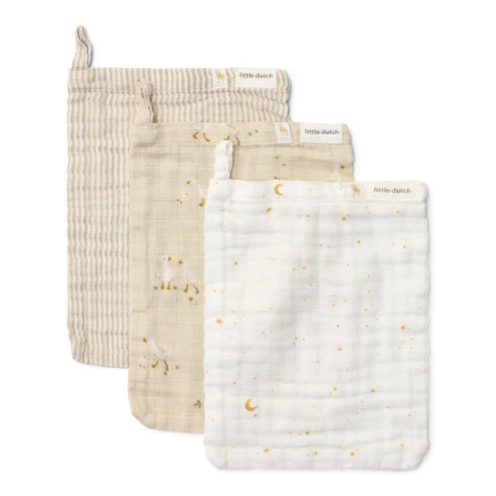 Little Dutch Žínky 3 ks Husa Newborn Naturals