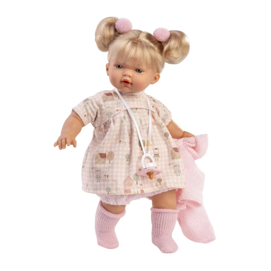 Llorens Bábika se zvuky a měkkým tělem Roberta 33 cm Llorens Bábika se zvuky a měkkým tělem Roberta 33 cm