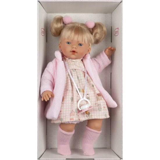 Llorens Bábika se zvuky a měkkým tělem Roberta 33 cm Llorens Bábika se zvuky a měkkým tělem Roberta 33 cm