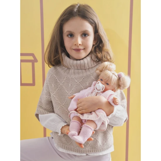 Llorens Bábika se zvuky a měkkým tělem Roberta 33 cm Llorens Bábika se zvuky a měkkým tělem Roberta 33 cm