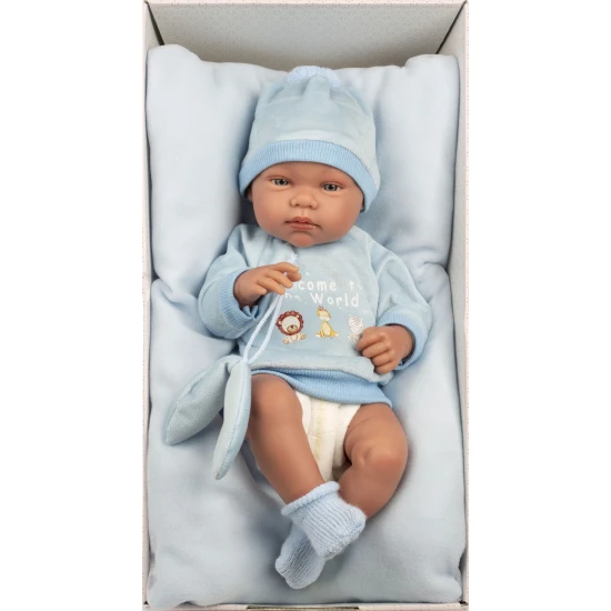 Llorens Bábátko s celovinylovým tělem chlapeček 43 cm Llorens Bábátko s celovinylovým tělem chlapeček 43 cm