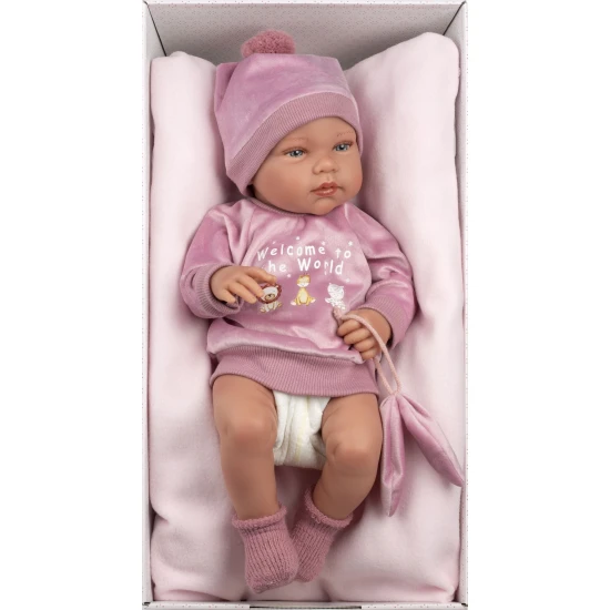 Llorens Bábátko s celovinylovým tělem holčička 43 cm Llorens Bábátko s celovinylovým tělem holčička 43 cm