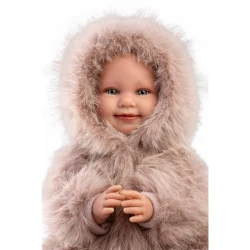 Llorens Miminko s měkkým tělem a zvuky v huňatém overalu 45 cm