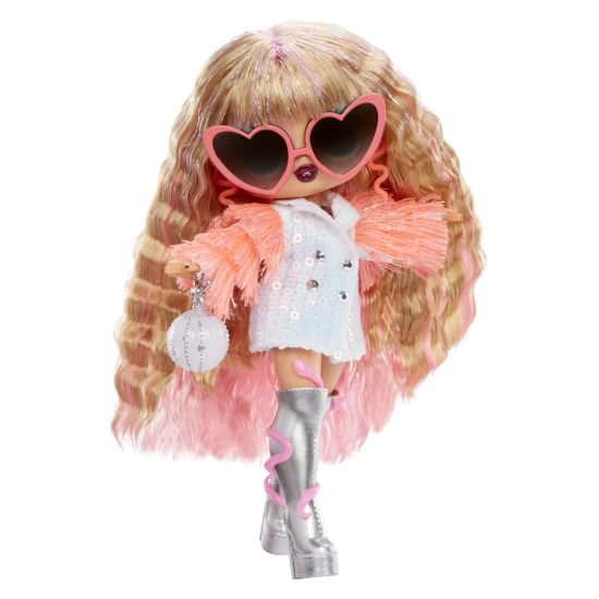 L.O.L. Surprise! Neon Pop Star Tweens – Thea Stars s kytarou, mikrofonem a UV neon doplňky