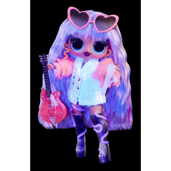 L.O.L. Surprise! Neon Pop Star Tweens – Thea Stars s kytarou, mikrofonem a UV neon doplňky